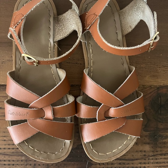 Salt Water Sandals by Hoy - Brown Kids Sandals - Picture 1 of 5